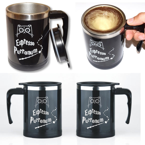 CUTE CAT Self Stirring coffee Cup