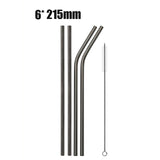 High Quality  Stainless Steel Metal Straws